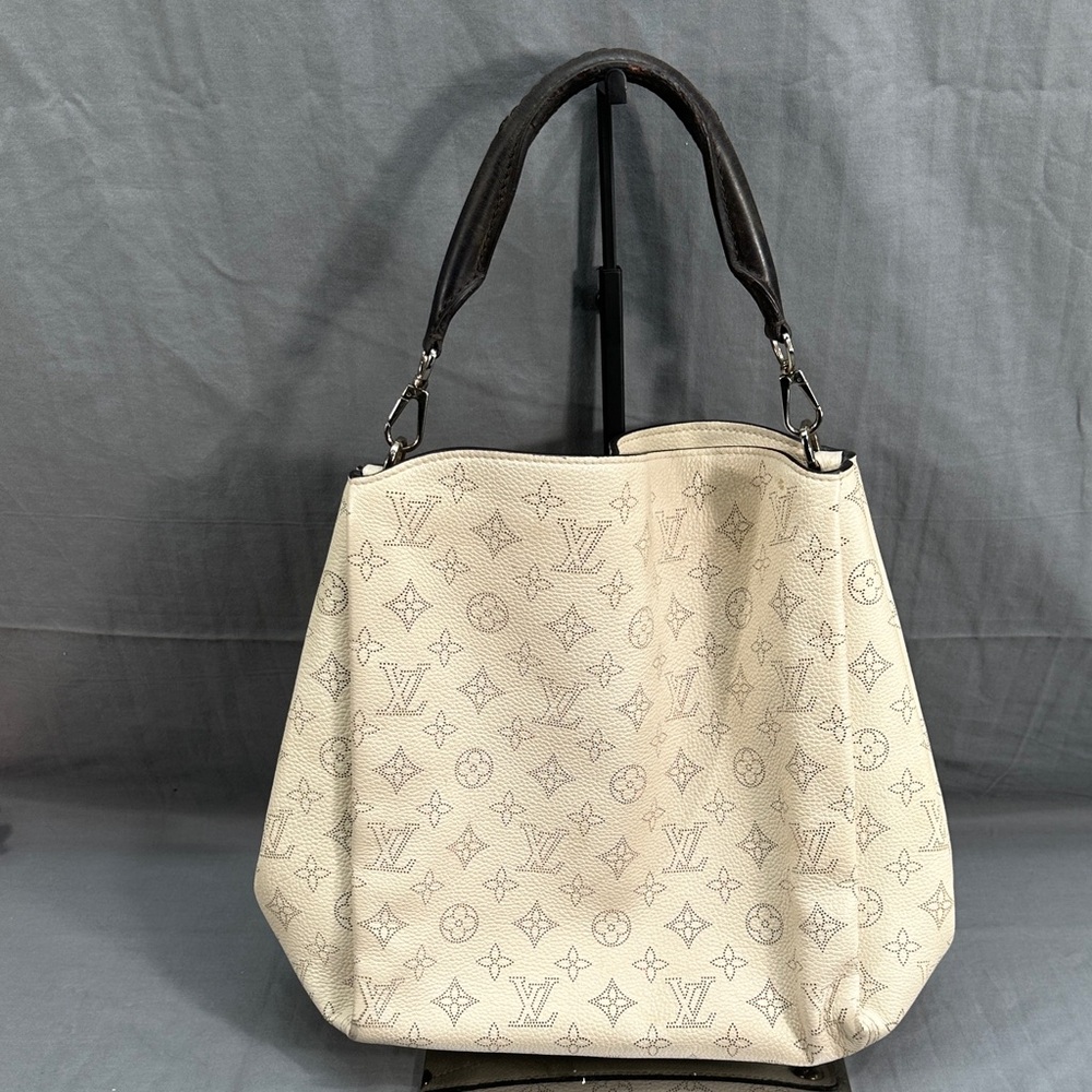 Louis Vuitton Monogram Babylone PM Mahina Leather Shoulder Tote Hand Bag